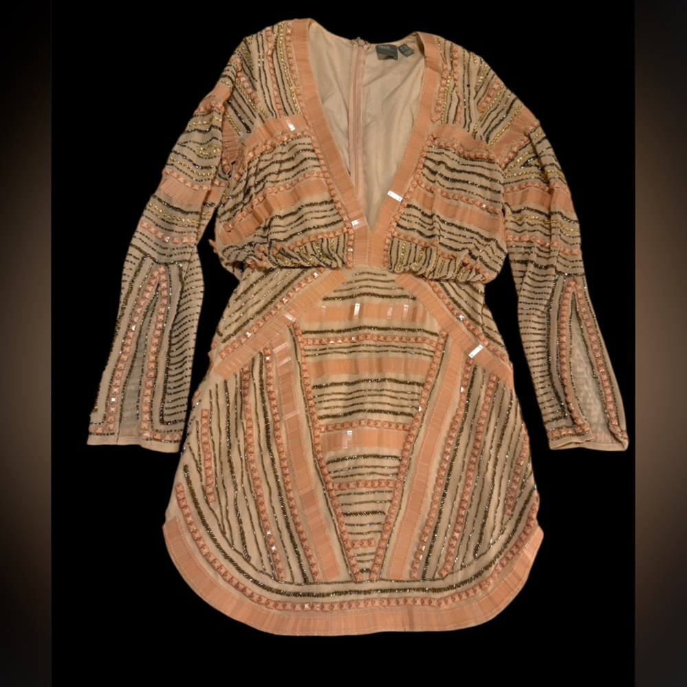 ASOS Stunning Fully Beaded Mini Dress. Size 4